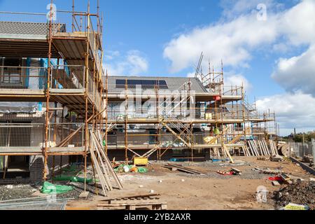 Si stanno costruendo case nel Regno Unito Foto Stock