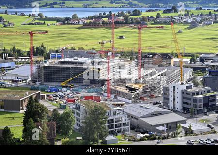 Importante cantiere Kobiboden, Einsiedeln, Svizzera, Europa Foto Stock