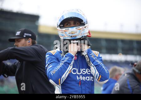 Zane Smith si prepara a qualificarsi per l'AdventHealth 400 a Kansas City, Kansas, USA, Nord America Foto Stock