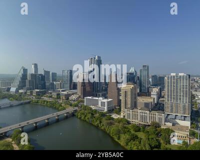 La città di Austin è la capitale dello stato del Texas e sede della contea di Travis. È l'undicesima città più popolosa degli Stati Uniti Foto Stock