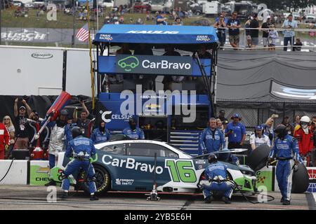 Ty Dillon fa una sosta per USA Today 301 a Concord, NH, USA, Nord America Foto Stock