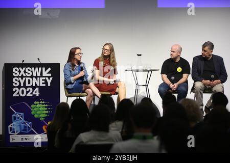 Sydney, Australia. 17 ottobre 2024. SXSW Sydney. Nella foto: La rivoluzione dell'intelligenza artificiale... Come può l'Australia guidare la strada? Crediti: Richard Milnes/Alamy Live News Foto Stock