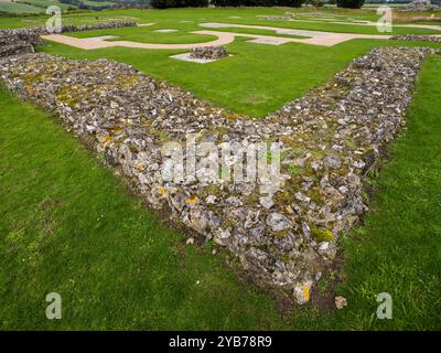 Old Sarum Cathedral, Old Sarum, Salisbury, Wiltshire, Inghilterra, REGNO UNITO, REGNO UNITO. Foto Stock