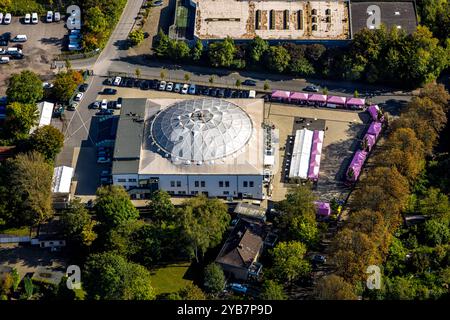 Luftbild, DITIB-Zentralmoschee Essen, Merkez Moschee, in der Hagenbeck, Altendorf, Essen, Ruhrgebiet, Nordrhein-Westfalen, Deutschland ACHTUNGxMINDESTHONORARx60xEURO *** Vista aerea, DITIB Central Mosque Essen, Merkez Mosque, in der Hagenbeck, Altendorf, Essen, zona della Ruhr, Renania settentrionale-Vestfalia, Germania ATTENTIONxMINDESTHONORARx60xEURO Foto Stock