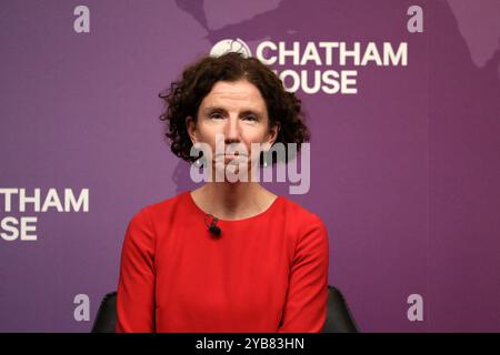 Chatham, Kent, 17/10/2024, Ministro aggiunto britannico per lo sviluppo Anneliese Dodds at ChathamCredit:Dominic Dudley/Alamy Live News Foto Stock