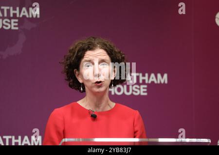 Chatham, Kent, 17/10/2024, Ministro aggiunto britannico per lo sviluppo Anneliese Dodds at ChathamCredit:Dominic Dudley/Alamy Live News Foto Stock