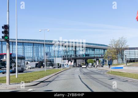 Edificio dell'aeroporto internazionale Kastrup a Copenaghen, Danimarca - 15 ottobre 2024 Foto Stock