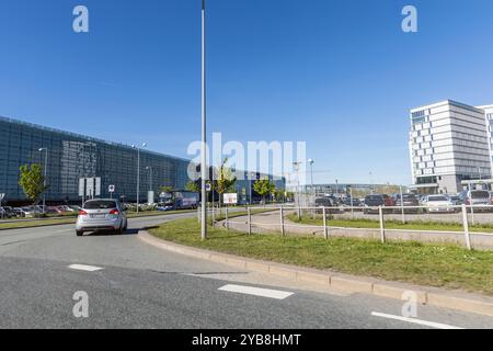 Edificio dell'aeroporto internazionale Kastrup a Copenaghen, Danimarca - 15 ottobre 2024 Foto Stock