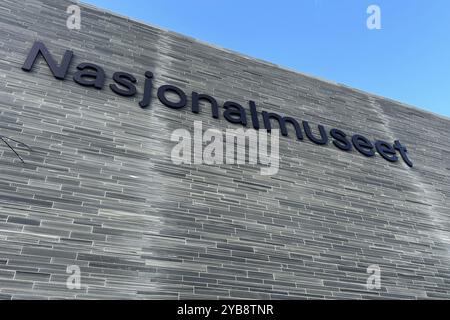 Oslo, Norvegia. 11 ottobre 2024. Vista del Museo nazionale norvegese. Crediti: Steffen Trumpf/dpa/Alamy Live News Foto Stock