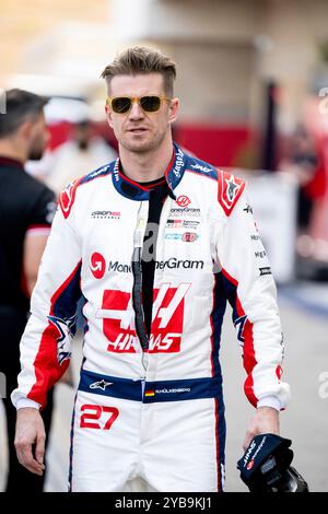 Austin, Vereinigte Staaten. 17 ottobre 2024. Nico Huelkenberg (MoneyGram Haas F1 Team, Deutschland, #27), USA, Formel 1 Weltmeisterschaft, Grand Prix der Vereinigten Staaten von Amerika, Circuit of the Americas Austin, Media Day, 17.10.2024 foto: Eibner-Pressefoto/Michael Memmler credito: dpa/Alamy Live News Foto Stock