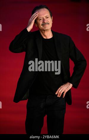 Roma, Italia. 17 ottobre 2024. Rocco Papaleo partecipa al Red Carpet 'US palmese' durante il 19° Festival del Cinema di Roma all'Auditorium Parco della musica di Roma, 17 ottobre 2024. Crediti: Insidefoto di andrea staccioli/Alamy Live News Foto Stock