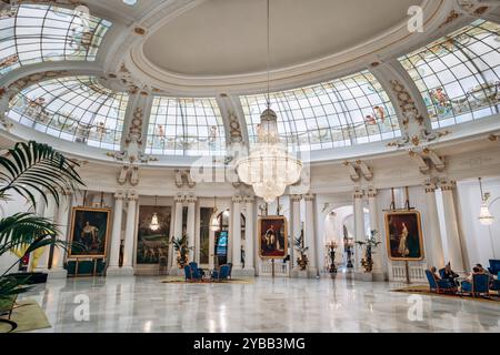 Il famoso Salon Royal dell'Hotel Negresco Foto Stock