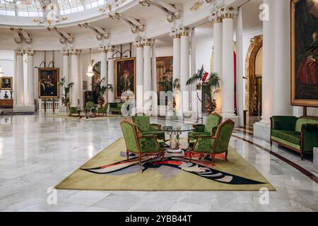 Il famoso Salon Royal dell'Hotel Negresco Foto Stock