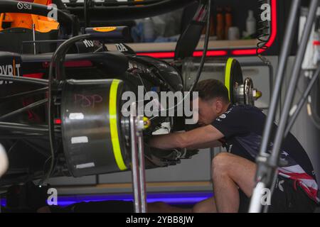 Austin, Texas, Stati Uniti. 17 ottobre 2024. Garage Oracle Red Bull Racing durante la Formula 1 Pirelli United States Grand Prix 2024, che si terrà sul circuito delle Americhe di Austin, Texas (USA) 18-20 settembre 2024 (Credit Image: © Alessio De Marco/ZUMA Press Wire) SOLO PER USO EDITORIALE! Non per USO commerciale! Foto Stock