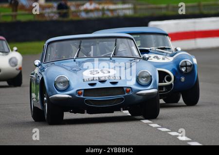 Mike Whitaker, Tom Ingram, TVR Griffith 400, Royal Automobile Club TT Celebration, un'ora di corse con due piloti, un pit stop obbligatorio, con Foto Stock