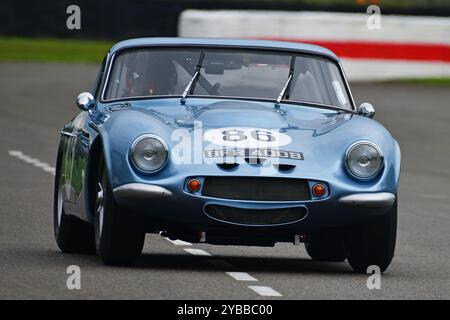 Mike Whitaker, Tom Ingram, TVR Griffith 400, Royal Automobile Club TT Celebration, un'ora di corse con due piloti, un pit stop obbligatorio, con Foto Stock