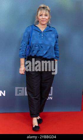 17 ottobre 2024, Londra, Inghilterra, Regno Unito - Kerry Godliman partecipa a We Live in Time Premiere al BFI London Film Festival 2024, Royal Festival Hall Foto Stock