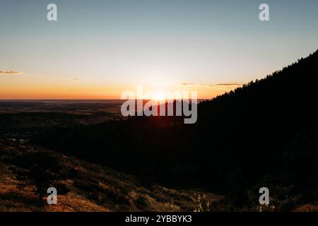 Alba da Windy Saddle Park Foto Stock