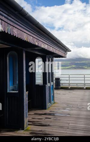 Beaumaris Pier, Anglesey, Galles Foto Stock