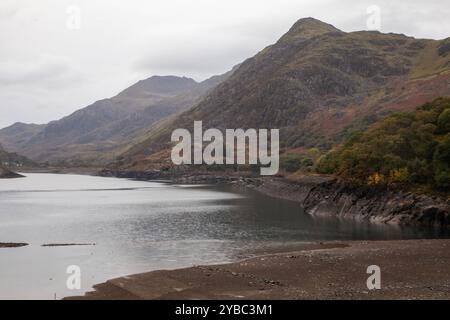 Llyn Peris, lago di Llanberis, Galles Foto Stock