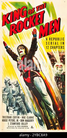 King of the Rocket Men (Repubblica, 1949) Tristam Coffin, Mae Clarke Foto Stock