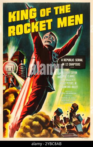 King of the Rocket Men 1949 (Repubblica, poster Remake 1956) Foto Stock