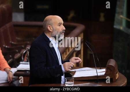 Madrid, 10/09/2024. Congresso dei deputati. Sessione plenaria. Presenza del presidente del governo e successiva sessione di controllo. Foto: Jaime García. ARCHDC. Crediti: Album / Archivo ABC / Jaime García Foto Stock