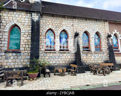Sapa Stone Church - città di sa Pa, provincia di Lao Cai, Vietnam 25 agosto 2024 Foto Stock