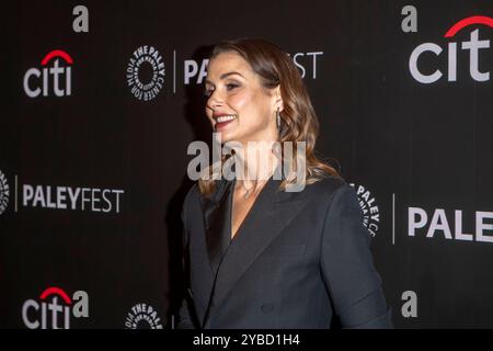 New York, New York, Stati Uniti. 17 ottobre 2024. (NUOVO) "Blue Bloods" della CBS - PaleyFest NY 2024. 17 ottobre 2024, New York, New York, USA: Bridget Moynahan partecipa a "Blue Bloods" durante il PaleyFest 2024 al Paley Museum il 17 ottobre 2024 a New York. (Credito: M10s/TheNews2) (foto: M10s/Thenews2/Zumapress) (immagine di credito: © Ron Adar/TheNEWS2 via ZUMA Press Wire) SOLO PER USO EDITORIALE! Non per USO commerciale! Foto Stock