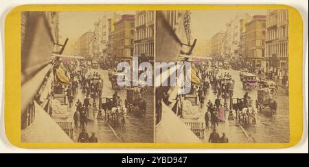 Broadway - raffica di sole dopo una doccia., 1859. Foto Stock