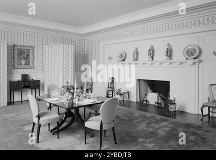 William S. Paley, residenza a Manhasset, Long Island, 1942. Foto Stock