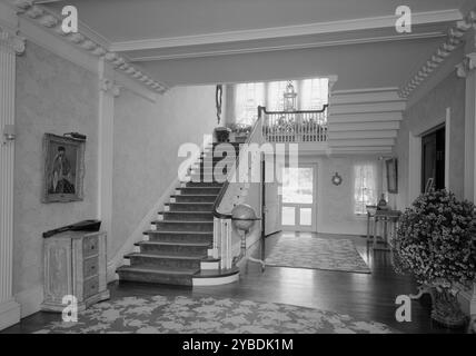 William S. Paley, residenza a Manhasset, Long Island, 1942. Foto Stock