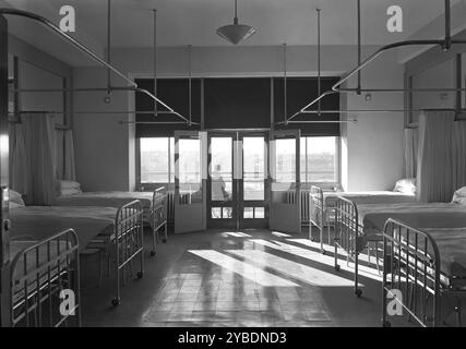 Triboro Hospital for Tuberculosis, Parsons Blvd., Giamaica, New York, 1940. Foto Stock