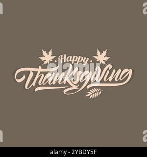 Sfondo del modello per il giorno del Ringraziamento. Buon giorno del Ringraziamento, banner modello, poster, volantino, biglietto di auguri, web design, design di stampa. Illustrazione Vettoriale