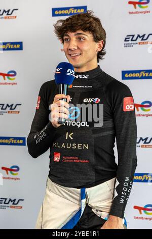 Portimao, Portogallo, 18 ottobre 2024, posizione polare in LMP3: #17 Cool Racing (CHE) - Ligier JS P320/Nissan (LMP3) - Manuel Espirito Santo (PRT) durante la 4 ore di Portimao, sesto e ultimo round della European le Mans Series 2024 all'autodromo Internacional do Algarve, Portimao (Portogallo), 16-19/2024 ottobre - Photo Kristulen News of Vermelen - Live of Vermeulen-Credit Foto Stock