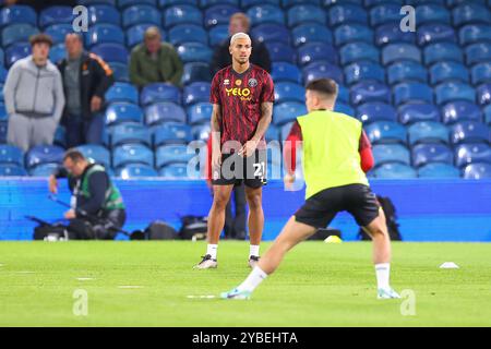 Leeds, Regno Unito. 18 ottobre 2024. Vinicius Souza of Sheffield United durante la partita del Leeds United FC contro Sheffield United FC Sky BET EFL Championship a Elland Road, Leeds, Inghilterra, Regno Unito il 18 ottobre 2024 Credit: Every Second Media/Alamy Live News Foto Stock