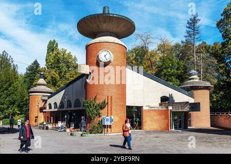 SERBIA, Vrnjacka Banja, acqua termale calda Foto Stock