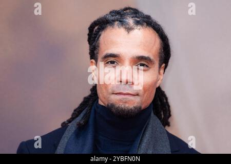 Londra, Regno Unito. 18 ottobre 2024. Akala partecipa alla Maria Premiere durante il 68° BFI London Film Festival alla Royal Festival Hall di Londra, Inghilterra, il 18 ottobre 2024. Foto di Aurore Marechal/ABACAPRESS. COM credito: Abaca Press/Alamy Live News Foto Stock