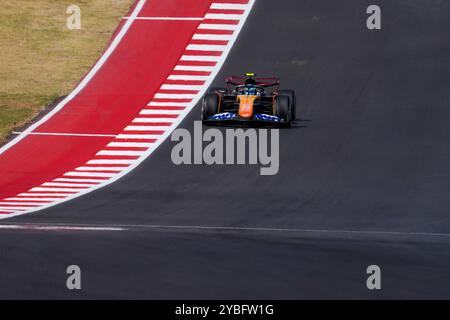 Austin, Stati Uniti. 18 ottobre 2024. Pierre Gasly di Francia alla guida del (10) BWT Alpine F1 Team A524 Renault, durante la Formula 1 Pirelli United States Grand Prix 2024. Crediti: Alessio Morgese/Alessio Morgese/Emage/Alamy live news Foto Stock