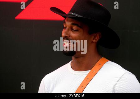 Austin, Vereinigte Staaten. 18 ottobre 2024. 18.10.2024, Circuit of the Americas, Austin, FORMULA 1 PIRELLI UNITED STATES GRAND PRIX 2024, nella foto decathlete Leo Neugebauer credito: dpa/Alamy Live News Foto Stock