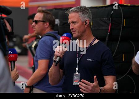 Austin, Vereinigte Staaten. 18 ottobre 2024. 18.10.2024, Circuit of the Americas, Austin, FORMULA 1 PIRELLI UNITED STATES GRAND PRIX 2024, nella foto esperto Sky Germany Ralf Schumacher credito: dpa/Alamy Live News Foto Stock