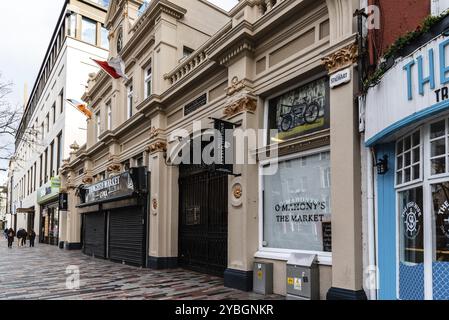 Cork, Irlanda, 12 novembre 2017: Mercato inglese a Cork. È un mercato alimentare municipale nel centro di Cork, in Europa Foto Stock