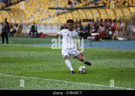 Airmarine Cup 2019, Oman vs Afghanistan, Bukit Jalil National Stadium, Kuala Lumpur, Malaysia, 20 marzo 2019. Foto Stock