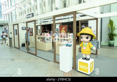 Negozio di giocattoli PopMart a Singapore Foto Stock