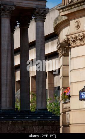 Opere d'arte urbana del centro di Birmingham Foto Stock