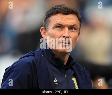 Deepdale, Preston, Regno Unito. 19 ottobre 2024. EFL Championship Football, Preston North End contro Coventry City; Preston North End manager Ryan Lowe Credit: Action Plus Sports/Alamy Live News Foto Stock