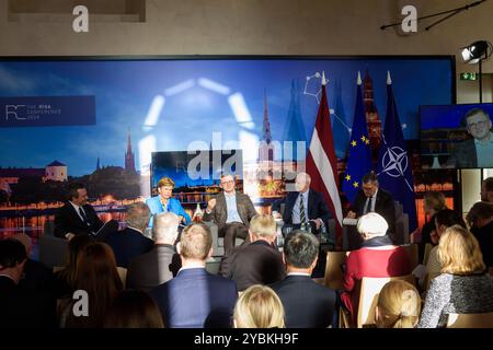 RIGA, Lettonia. 19 ottobre 2024. Conferenza di riga 2024. Crediti: Gints Ivuskans/Alamy Live News Foto Stock