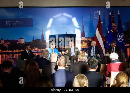 RIGA, Lettonia. 19 ottobre 2024. Conferenza di riga 2024. Crediti: Gints Ivuskans/Alamy Live News Foto Stock