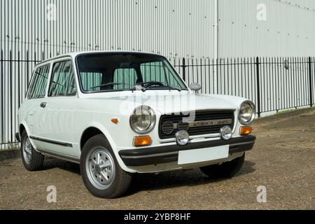 Auto d'epoca: Autobianchi Abarth in bianco Foto Stock