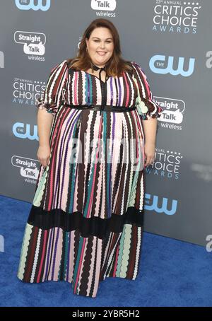 Chrissy Metz alla XXIII edizione critica' Choice Awards tenutosi presso la Barker Hangar a Santa Monica Stati Uniti d'America il 11 gennaio, 2018. Foto Stock